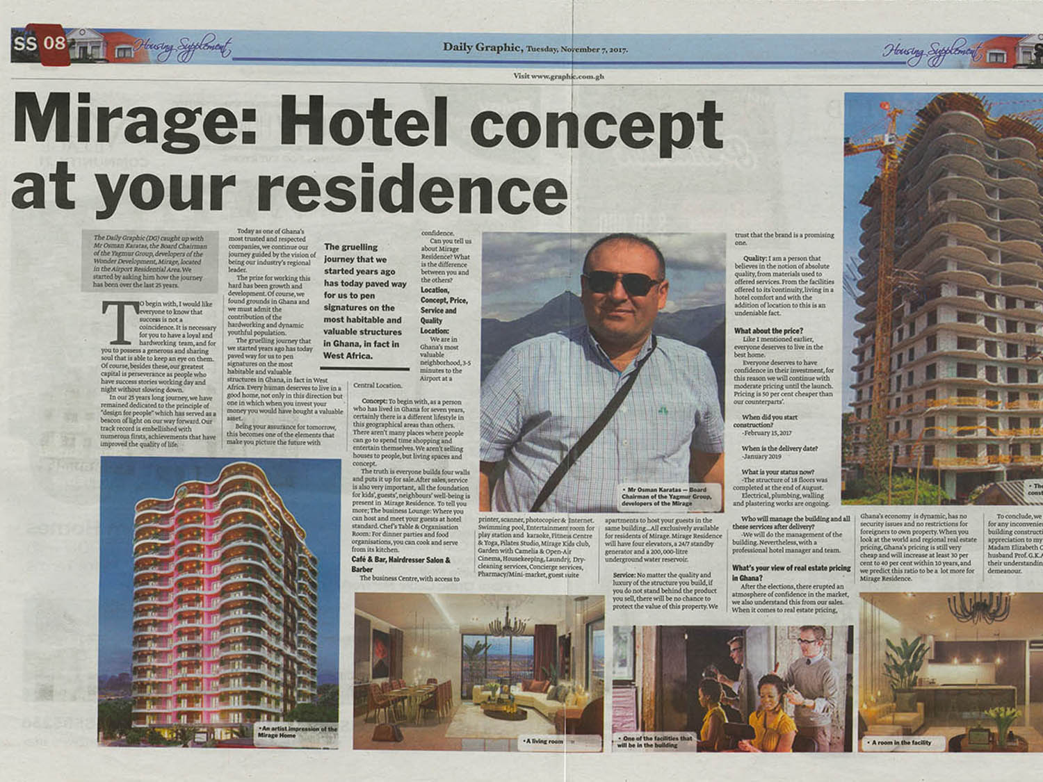 Mirage Residence DAILY GRAPHIC
